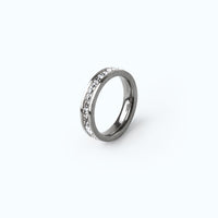 Monaco CZ Iced Ring - Silver